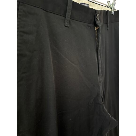 J.‎ Crew Athletic Slim-Fit Flex Chino Flat Front Pants in Black Size 38x34 - Picture 9 of 11